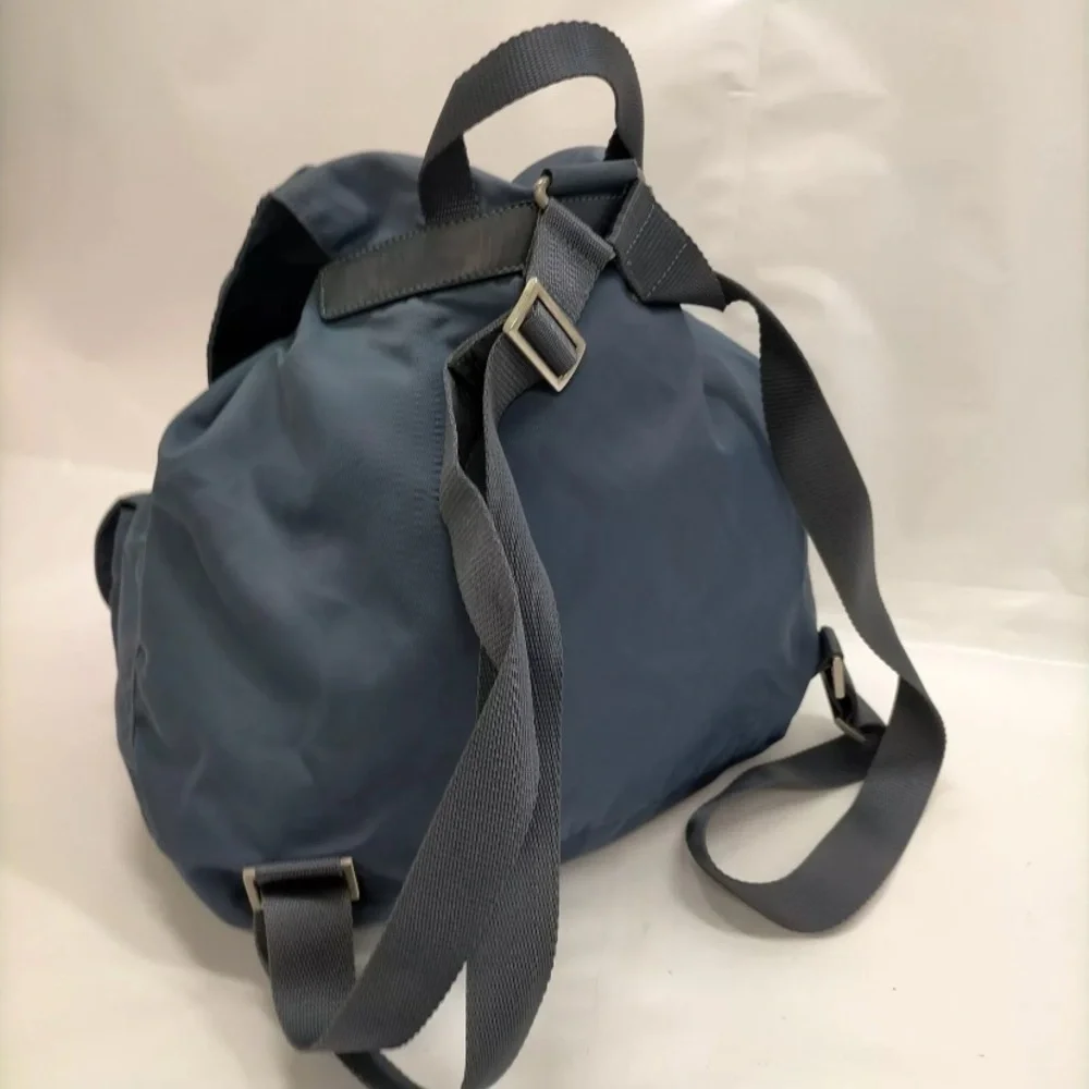 Prada Backpack Bag Blue Nylon
